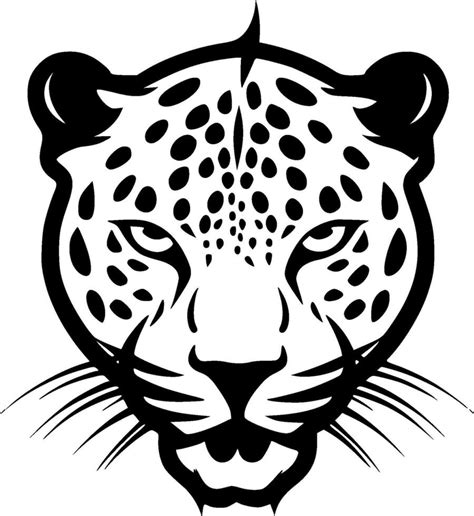 leopardo minimalista y plano logo vector ilustración 27567250