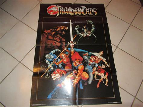 VINTAGE THUNDERCATS 1985 POSTER | #1881604504