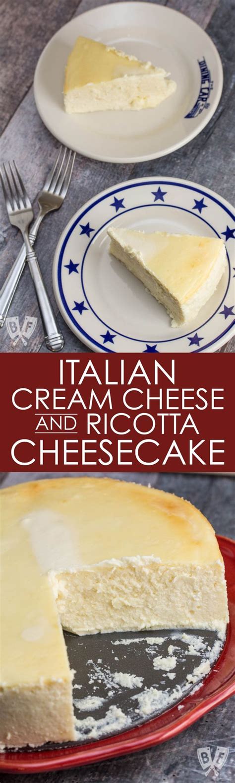 Italian Cream Cheese And Ricotta Cheesecake