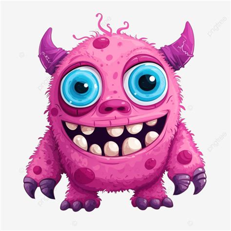 Cute Monster Clip Art Watercolor Cute Monster PNG Transparent Image