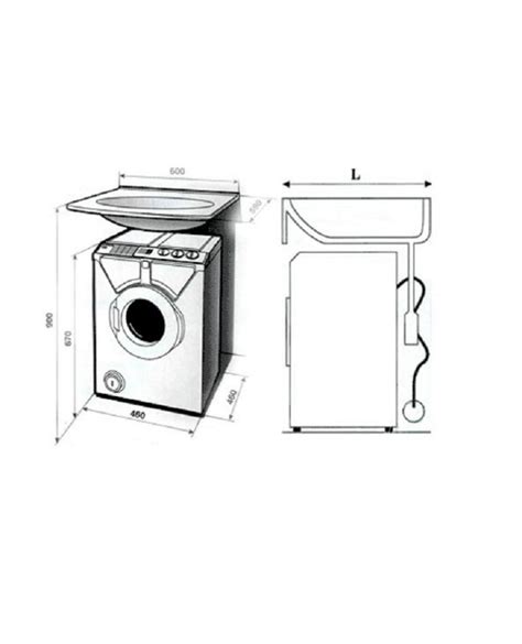 Стиральная машина Eurosoba 600 (Швейцария) + раковина Виктория купить