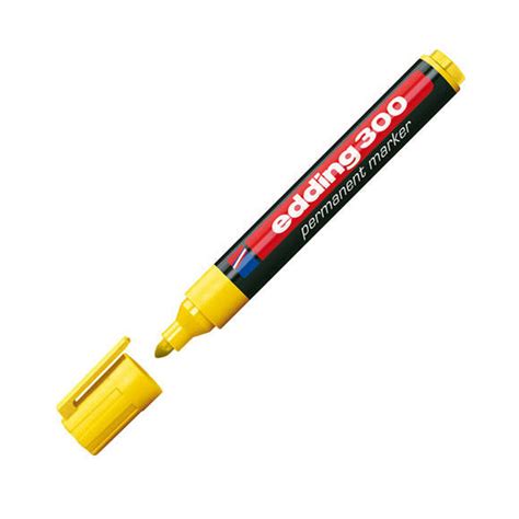 Marcador EDDING 300 Permanente Punta Redonda AMARILLO 57392 Improstock