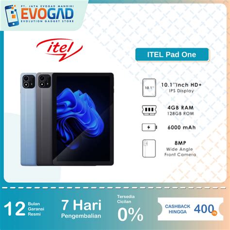 Jual Itel Pad Gb Hd Ips Screen Mah Garansi Resmi