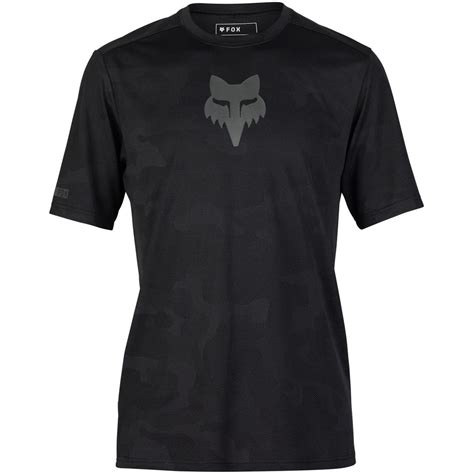 Fox MTB Jersey Kurzarm Ranger Tru Dri Schwarz Maciag Offroad