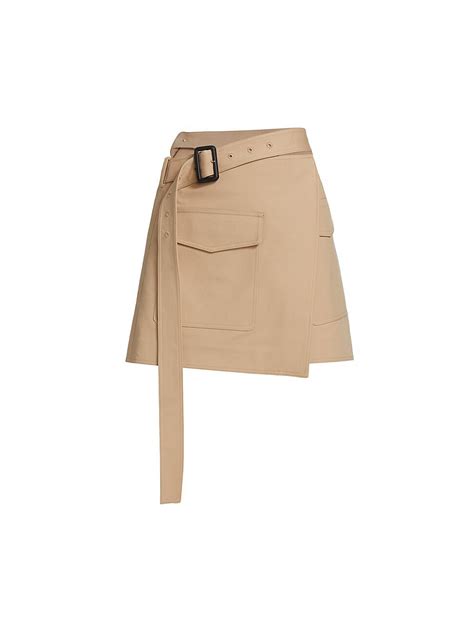 Buy Helmut Lang Trench Wrap Mini Skirt Sandstorm At Off