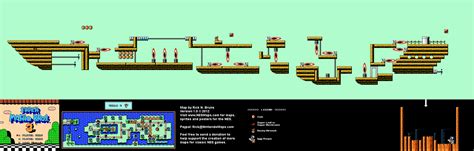 Super Mario Bros. 3 World 4 Airship Map (PNG) v1.0 - Neoseeker Walkthroughs