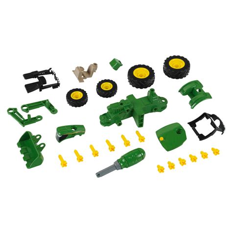 John Deere – Tractor with front loader and weight, 1:24 | Klein Toys