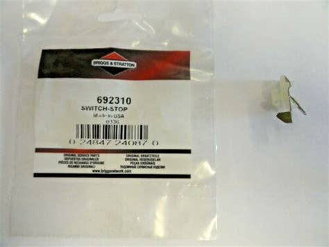 Genuine Briggs Stratton Stop Switch Original Briggs Spare Part