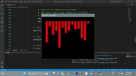 Bubble Sort Visualizerpython Projects Youtube