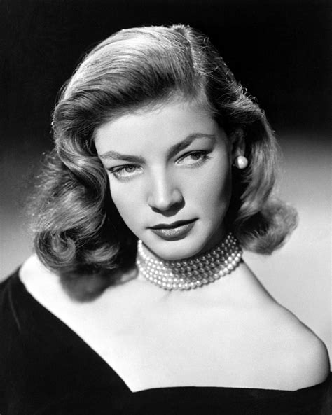 Lauren Bacall - Known for her distinctive voice and sultry looks