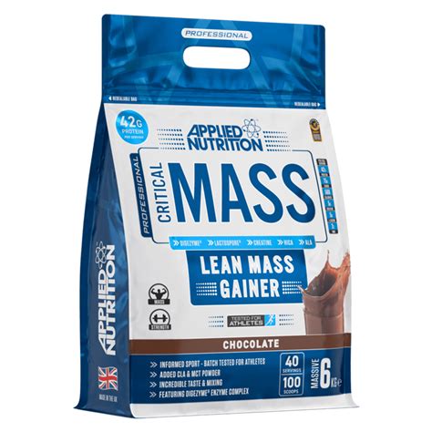 Applied Nutrition Critical Mass Lean Mass Gainz Chocolate Kg