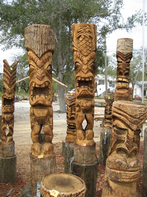 Palm Tiki Charlie Knights Tikis Highway 98 Gulf Breeze Florida