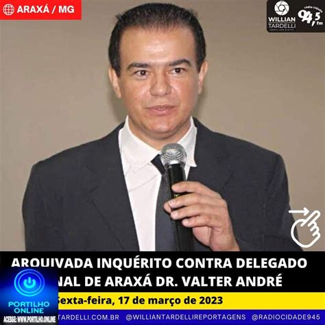 Arquivado inquérito contra delegado regional de Araxá Dr