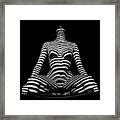 Zebra Woman Nude Stripe Series Photograph By Chris Maher Fine