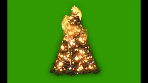 Christmas Tree Green Screen Animation Christmas Tree Overlay YouTube