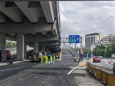 最新！杨高南路中环立交改建东半幅完工通车，实现与中环线的快速连接浦东发布新民网