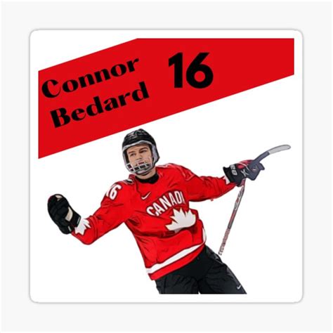 "Connor Bedard" Sticker for Sale by SimpleButter | Redbubble