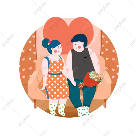 Watching Tv PNG Picture Watch Tv Together Valentine S Day Love Cute