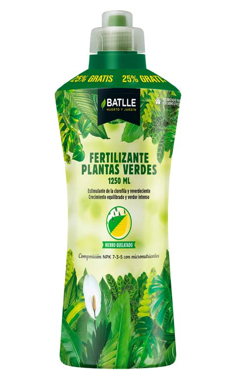 Fertilizante Plantas Verdes Semillas Batlle Huerto y Jardín