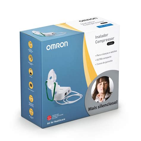 Inalador Compressor Omron Elite Ne C Unidade Shopee Brasil