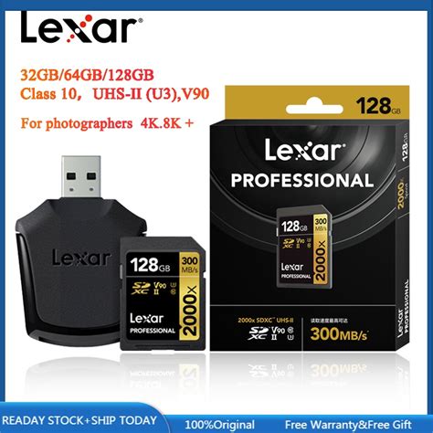 Original Lexar X Gb Gb Gb Sd Card Sdxc Uhs Ii U Flash