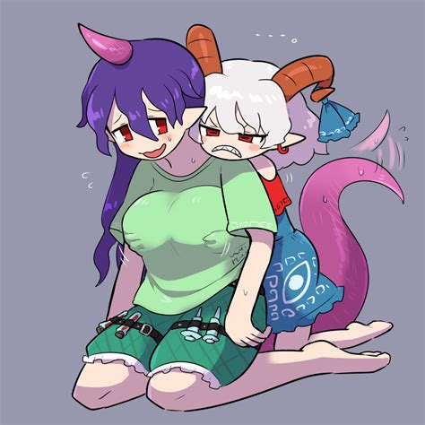 Toutetsu Yuuma And Tenkajin Chiyari Touhou Drawn By Kasugai De Tteiu