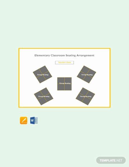 Classroom Seating Chart Template Microsoft Word Peterainsworth