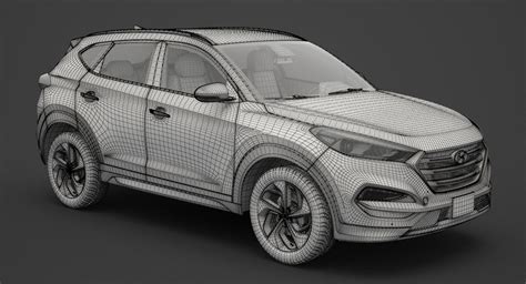 Hyundai Tucson 2016 3d Model By Sky3ds