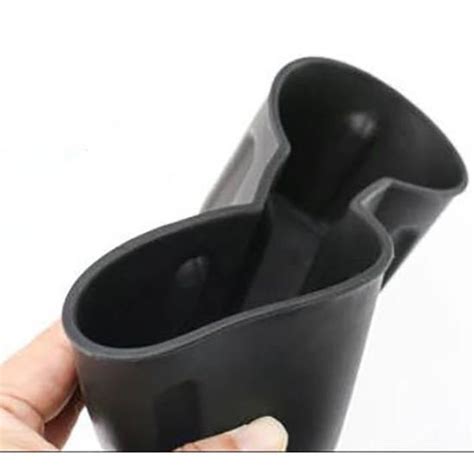 Le Noir Porte Gobelet Souple Tpe Pour Tesla Mod Le Base De Tasse D