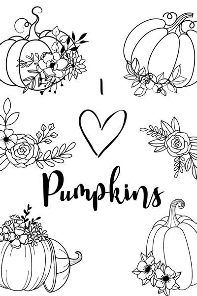 Cute Pumpkin Coloring Pages for Kids