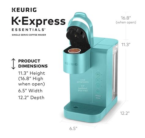 Keurig K Express Essentials Single Serve Coffee Maker Tropical Blue