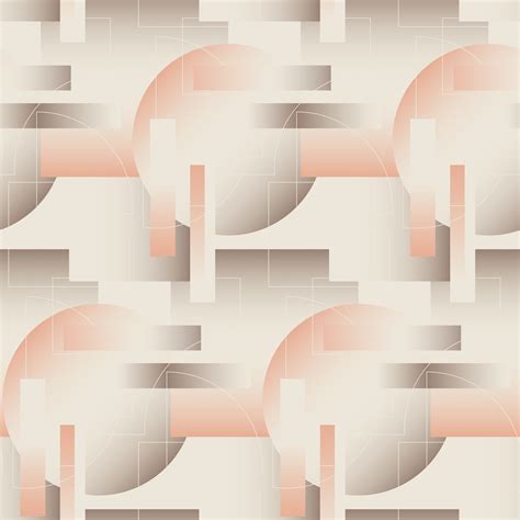 Geometric Gradient peach brown wallpaper - Free shipping | Happywall