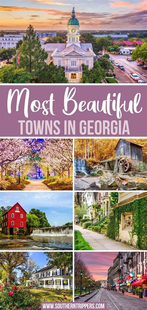 Most Beautiful Towns In Georgia Georgia Vacation Georgia Travel