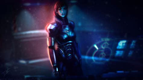 Femshep Me Art Mass Effect фэндомы картинки гифки