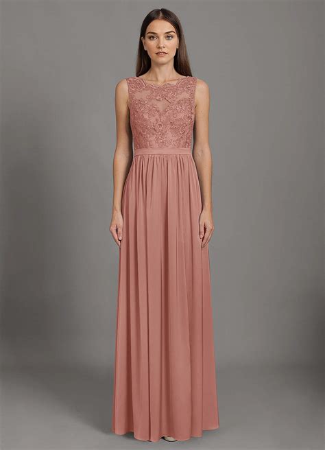 Azazie Elly Dusty Rose Bridesmaid Dresses Azazie Uk