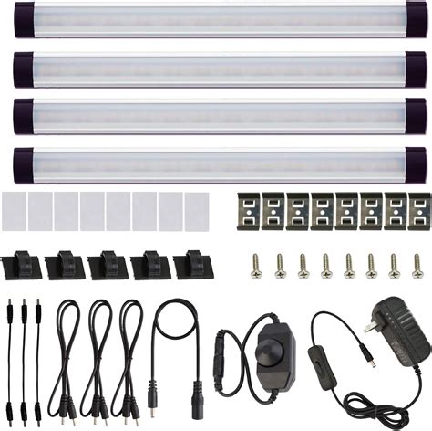 AIBOO LED Under Cabinet Lighting Kit LED Strip Light Shelf Lights