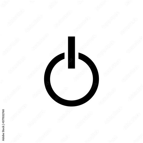 Start Button icon with glyph style vector for your web design, logo, UI ...