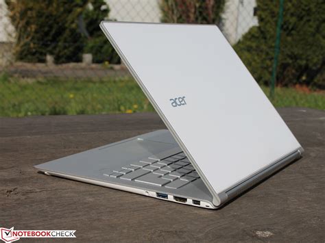 Acer Aspire S Ultrabook Review Notebookcheck Net Reviews