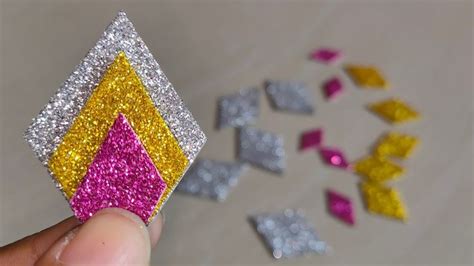 DIY/Christmas decor/Christmas ornament Tutorial/Glitter foam sheet ...