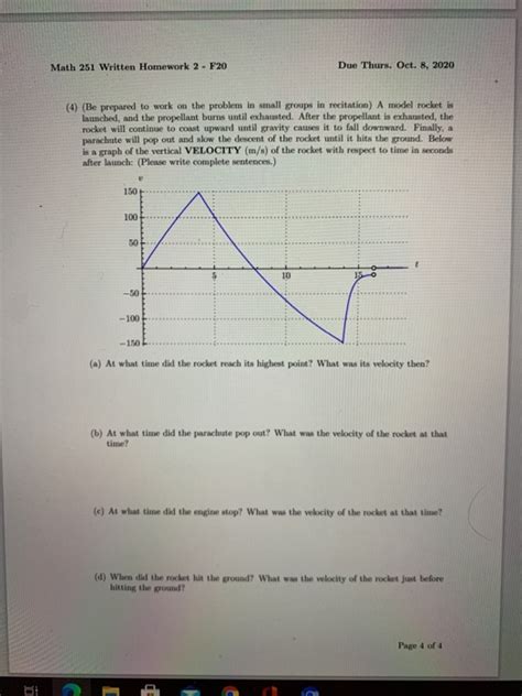 Solved Math Written Homework F Due Thurs Oct Chegg