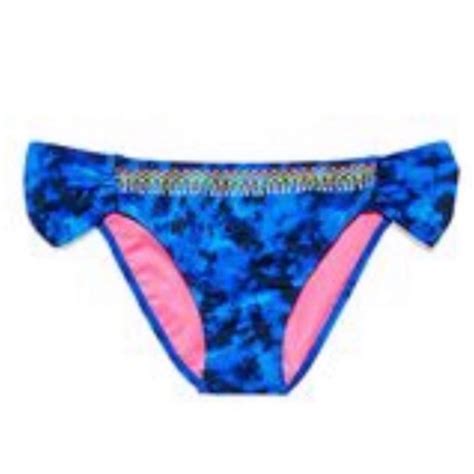 Pink Victoria S Secret Swim New Victorias Secret Pink Ruched Side Bikini Swim Bottom Small