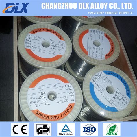 24 AWG 32 AWG Type K Type N Type E Thermocouple Alloy Bare Wire for ...