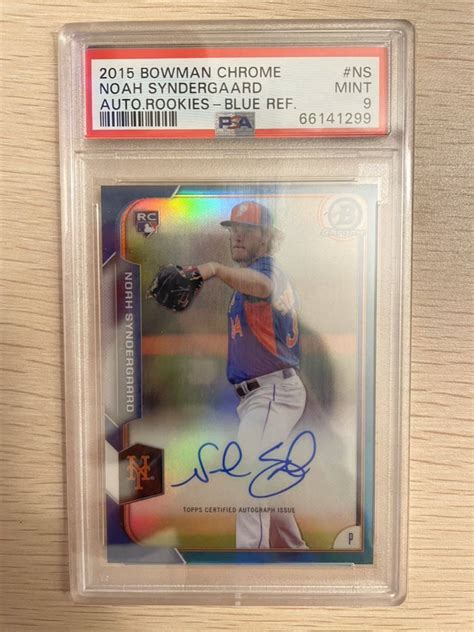 Psa Topps Bowman Chrome Noah Syndergaard Rc Auto