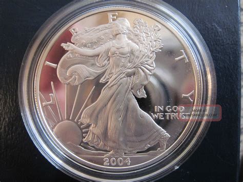 2004 W 1 Oz Proof Silver American Eagle Packaging