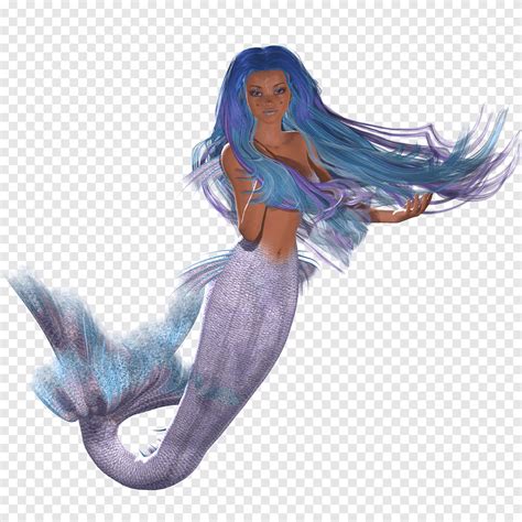 Mermaid Figurine Fairy Mermaid Purple Violet Png Pngegg