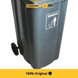 Jual Ready Krisbow Dust Bin Tempat Sampah Plastik Neo Ltr Abu