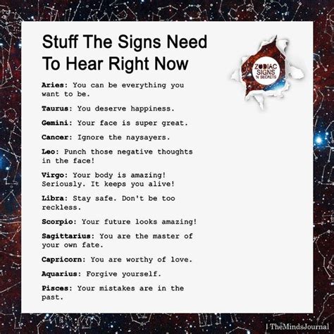 A Sign That Says Stuff The Signs Need To Hear Right Now In Front Of