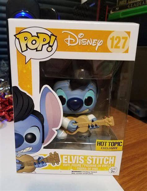 Disney Lilo Stitch Elvis Funko Pop Vinyl Hot Topic Exclusive