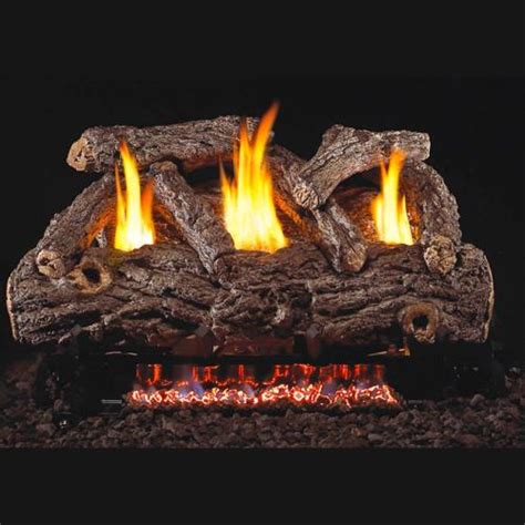 Peterson Real Fyre Inch Golden Oak Designer Gas Log Set With Ansi