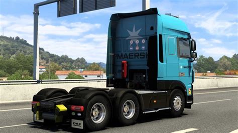 Ets Skin Maersk Daf Xf By Rodonitcho Mods V Trucks Daf